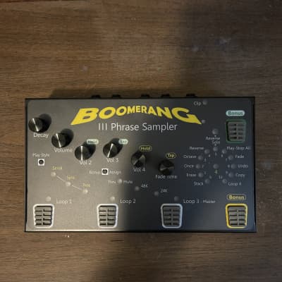 Reverb.com listing, price, conditions, and images for boomerang-iii-phrase-sampler