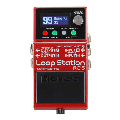 BOSS RC-1 Loop Station Pedal with the BOSS FS-5U - YouTube