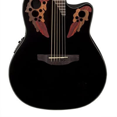 Ovation Ovation CE44-5 Celebrity Elite Series Acoustic/Electric Guitar (Black) for sale