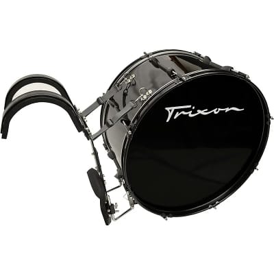 Trixon Field Series Marching Bass Drum 26x12 black image 1