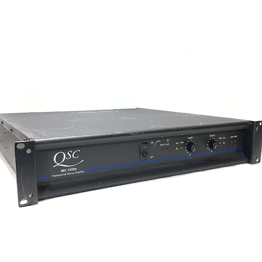 QSC MX1500a Stereo Power Amplifier | Reverb