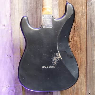 Keith Holland Custom S-ANS #1326 - Black Nitro with Red Tortoiseshell Pickguard image 18
