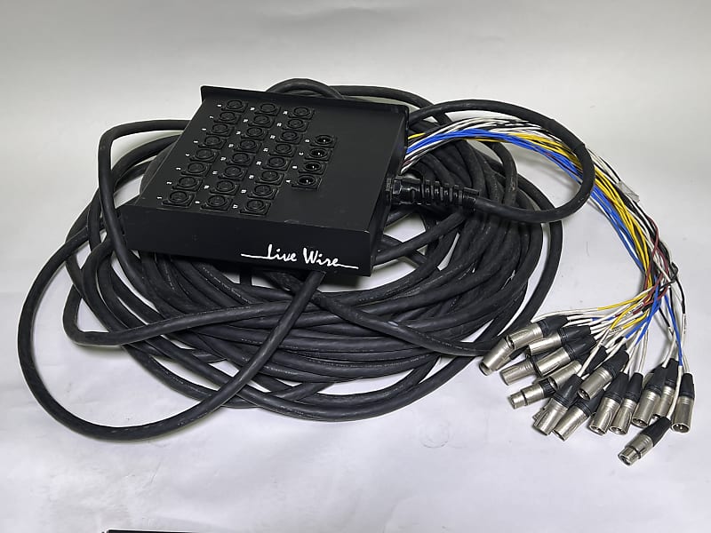 LIVEWIRE 16X4100 XLR RETURNS 100 FEET USED AUDIO SNAKE Reverb