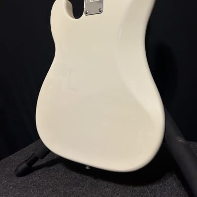 Austin 4-String Electric Bass White P Bass ABP200 w/ Gig Bag #304 image 16