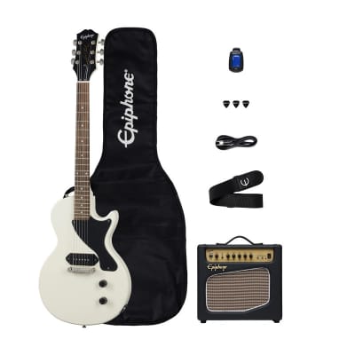 Epiphone Billie Joe Armstrong Les Paul Junior Player Pack - Classic White for sale