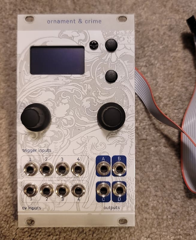 MXMXMX Ornament & Crime Pro build with Magpie Faceplate Reverb