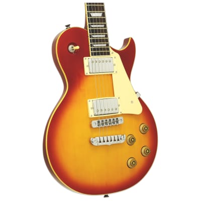 Aria Pro II Electric Guitar Aged Cherry Sunburst image 3