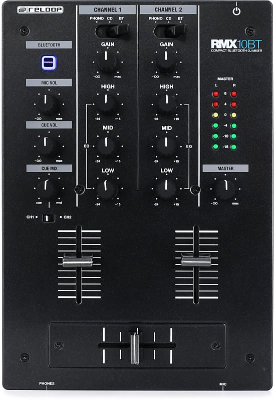 Reloop RMX-10BT Compact Bluetooth DJ Mixer image 1