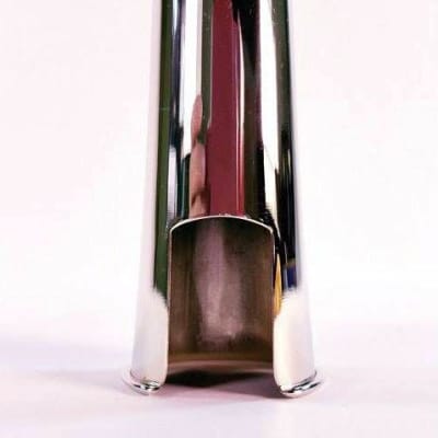 Leblanc Model 2236S Streamlined Mouthpiece Cap for Baritone Saxophone in Nickel Plate image 2