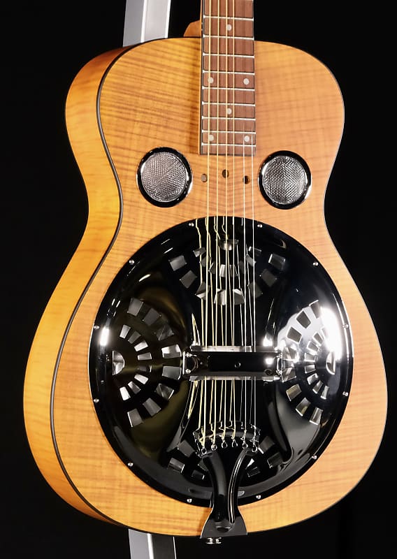 Epiphone Dobro Hound Dog Deluxe Round Neck Resonator - Vintage Brown