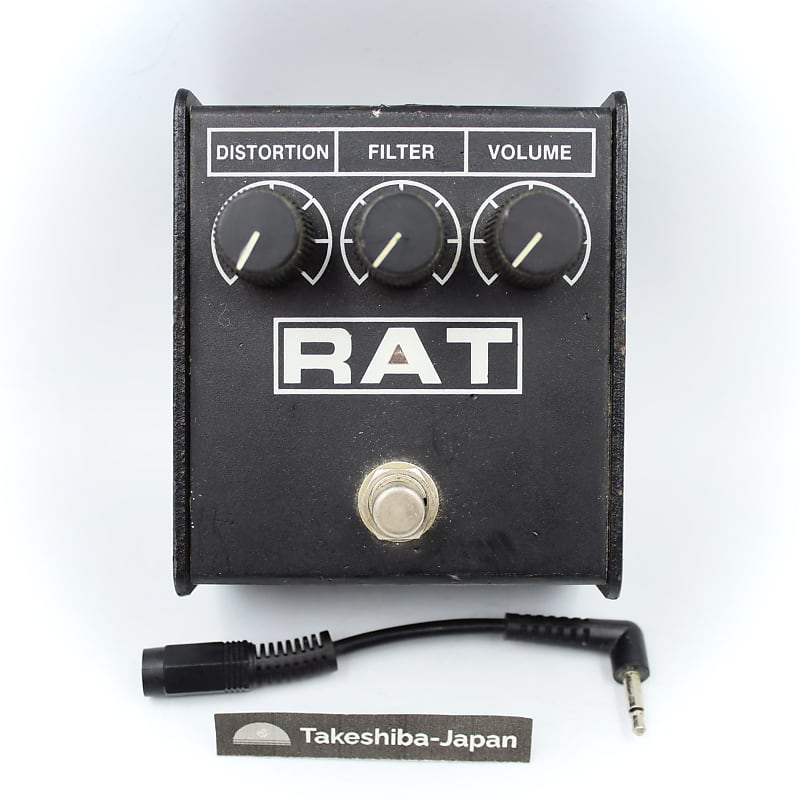 ProCo RAT Made in USA OP07DP With Conversion Cable Distortion Guitar Effect Pedal 249009 image 1