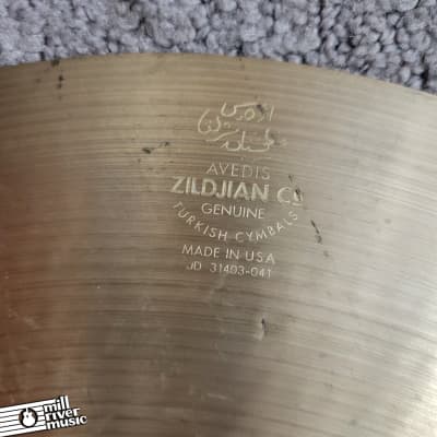 Ziljian Avedis 16" Medium Crash Cymbal Used image 3