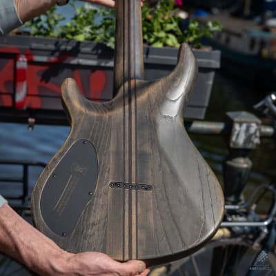 Mayones Regius 7 Core 5A Quilt Top - Caribbean Fade/Antique Black image 6