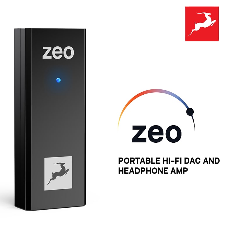 Antelope Audio ZEO Portable Hi-Fi Audio DAC and Headphone Amp with USB  Input and 3.5mm Output