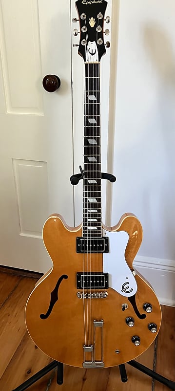 Epiphone Riviera 1994 - Natural - with upgrades | Reverb