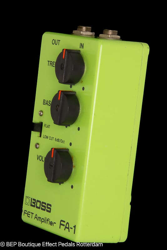 【希少】BOSS FET Amplifier FA-1 BOSS FA-1 FET Amplifier 1988 Guitar Pedal Pre AMP Made in
