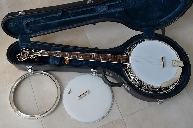 Capek Scarab five string (flathead + archtop tone ring) image 1