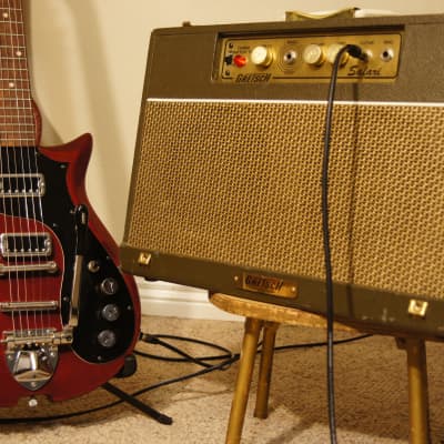 1965 Gretsch 6135 Corvette guitar with original Safari 1965 Gretsch 6135 Corvette guitar with original Safari