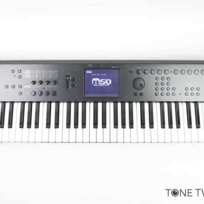 KORG M50 Workstation Keyboard Synthesizer BROKEN AS-IS for PARTS or REPAIR