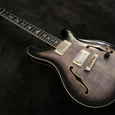 PRS SE Hollowbody II - Charcoal Burst - MINT condition + CASE | Reverb