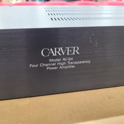 Carver AV-Six Four Four Channel Power Amp - Black image 2
