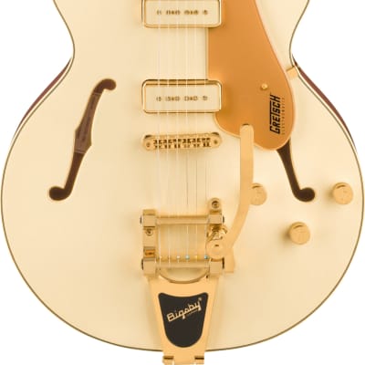 Gretsch Electromatic Pristine Limited Edition Semi-Hollow Guitar, White Gold image 2