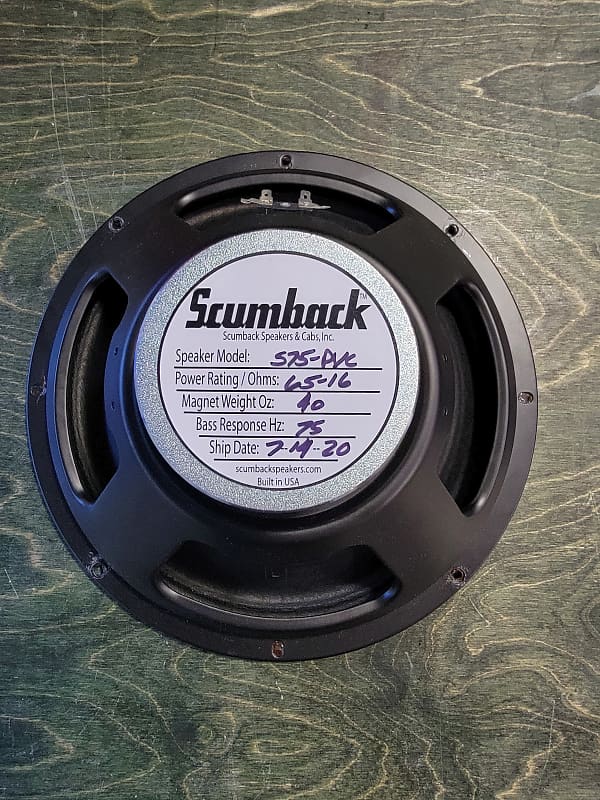 Scumback S75PVC Alnico 2020 Black Reverb