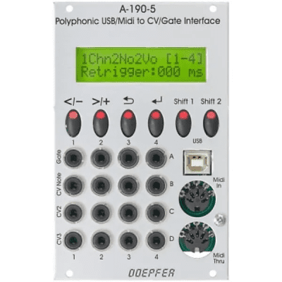 Doepfer A-190-5 Polyphonic USB / MIDI to CV / Gate Interface