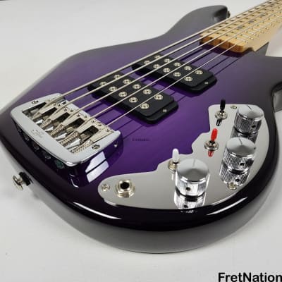 ベルカラー 紫軸 G&L CLF Research L-2500 Purpleburst Ash 5-String Bass Tri