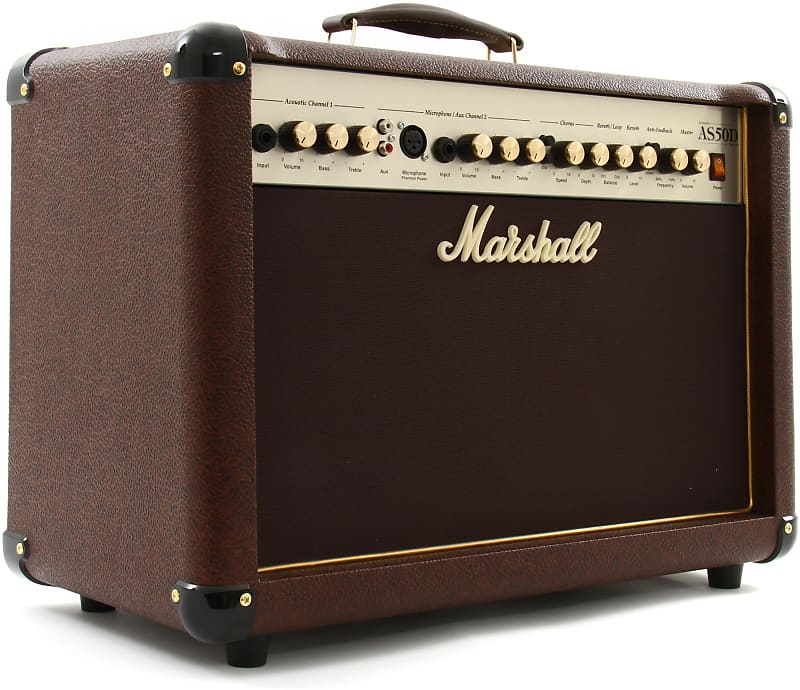 Marshall Acoustic Soloist AS50D 2-Channel 50-Watt 2x8" Acoustic Guitar Combo image 3