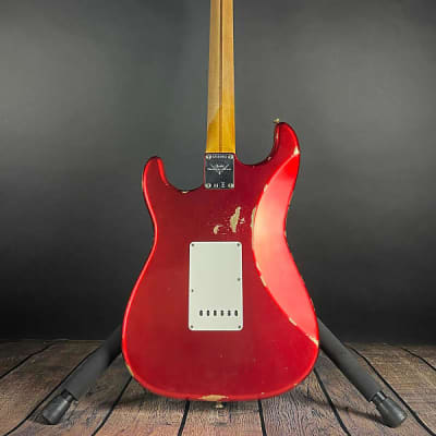 Fender Custom Shop '58 Stratocaster, Relic- Faded Aged Candy Apple Red (7lbs 9oz) image 15