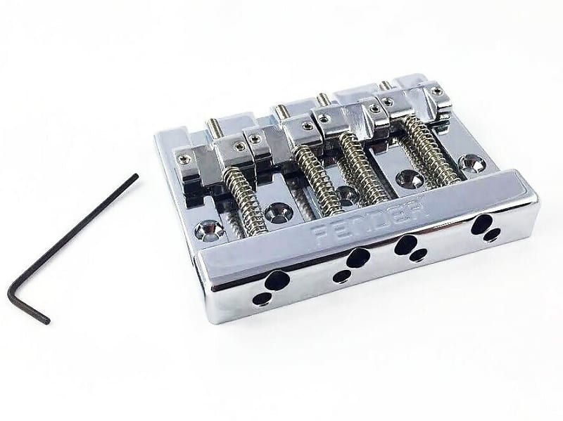 NEW Fender High Mass Bass BRIDGE Badass Style Brass Saddles, Reverb