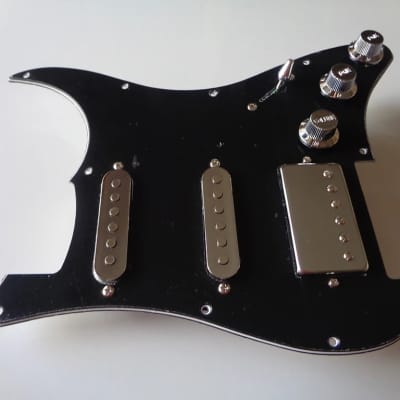 ASAR Boutique Amplification & Pickups HSS NEODYMIUM FULL OPTIONAL METAL / CHROME COVERS 2023 - Chrome / Black image 5