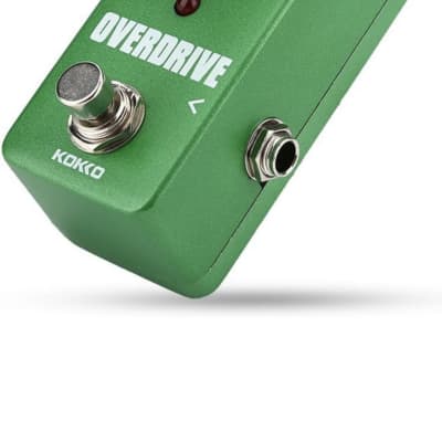 Guitar Mini Effects Pedal Over Drive - Warm and Natural Tube Overdrive Effect Sound Processor Portable Accessory for Guitar and Bass, Exclude Power Adapter Green - FOD3 image 6
