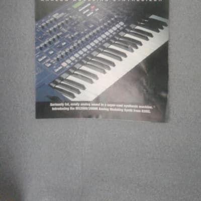 KORG MS2000/MS2000R original product release brochure