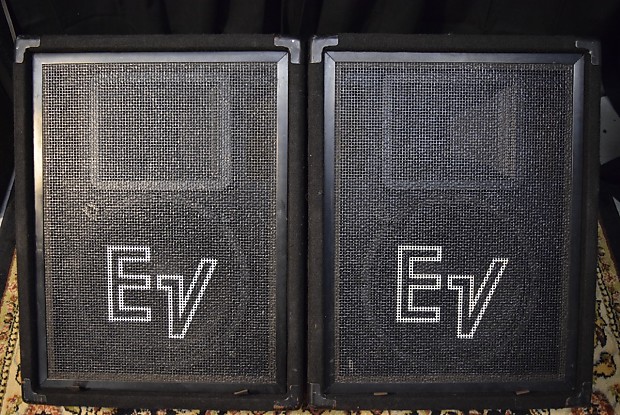 Electro Voice EV FM-1202 Floor / Stage Monitors Pair (2) Set