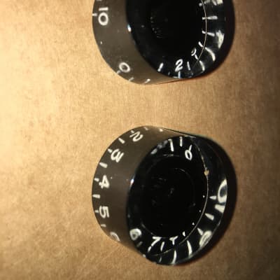 Vintage Gibson Speed Knobs 70's Black set of 2 image 3