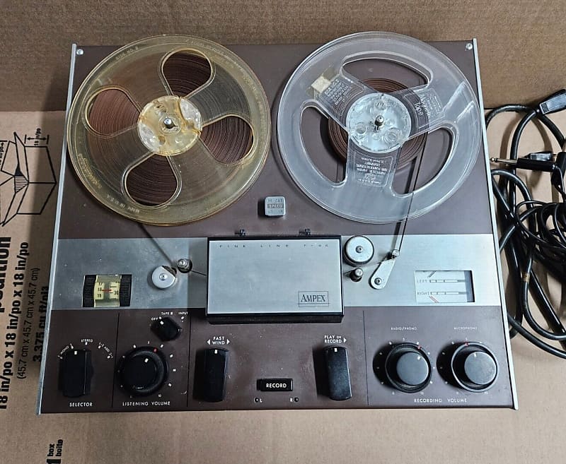 Ampex F-44 Fine Line Tube Reel To Reel Player Recorder (From An All In One  Unit)