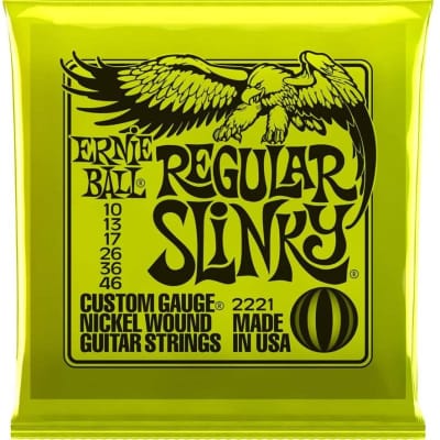 Ernie Ball 2221 Regular Slinky Nickel Wound Guitar Strings - .010-.046 image 1