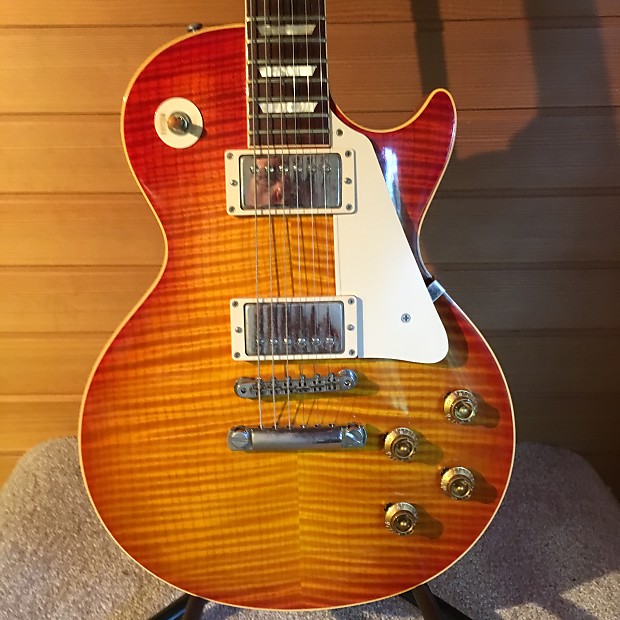 Gibson Les Paul 59 Reissue 2003 Tiger Stripe Cherry Sunburst