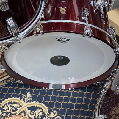 Ludwig Legacy Maple Drums 3pc Shell Pack in Burgundy Sparkle 14x22 16x16 9x13 image 12