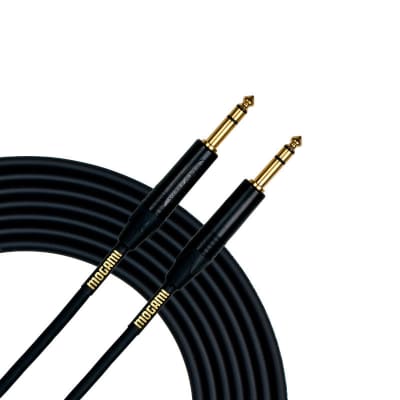 Mogami Gold ¼" TRS Male to ¼" TRS Male Balanced Cable - 3 ft image 2