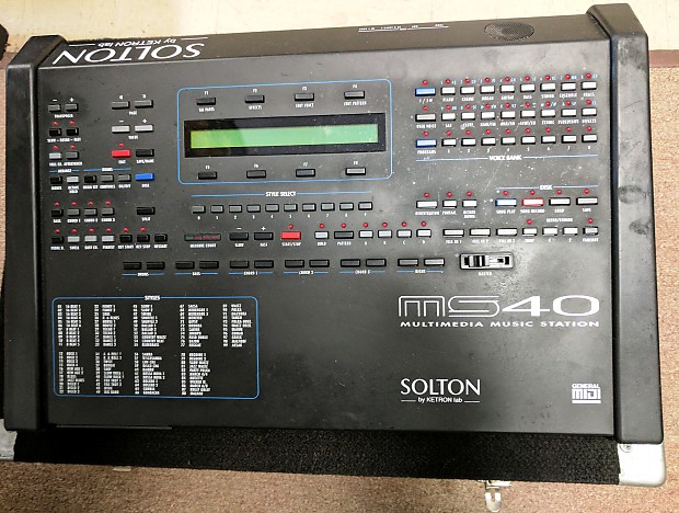 Solton/Ketron MS 40 Midi Synthesizer Sound Module, Sound Floppy, 256 Voices, 128 User, 12 Drum image 1