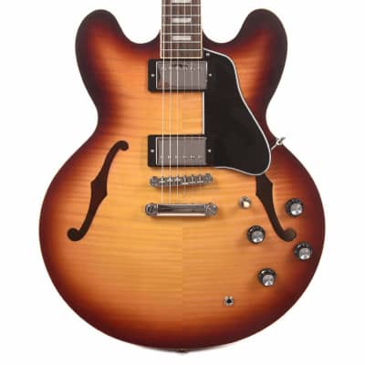 Epiphone Inspired by Gibson ES-335 Figured Semi-Hollow Guitar - Raspberry Tea Burst image 1