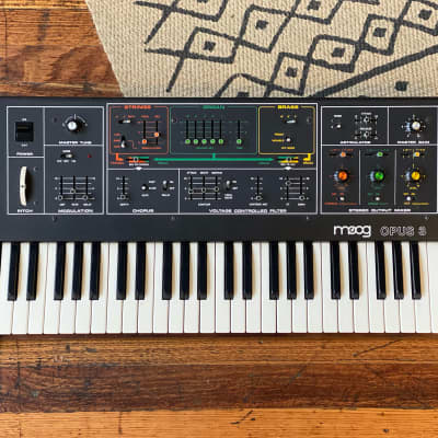 1980 Moog Opus 3 Analogue Polyphonic Synthesiser