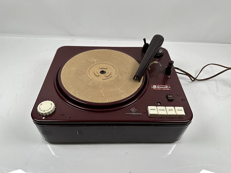 Miracord XA 100 ELAC Electroacustic Turntable Record  			