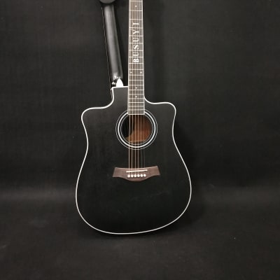 6 Strings Classical/ 6 Strings Acoustic Double Neck ,Double Sided Busuyi Guitar 2020. (Black) image 1