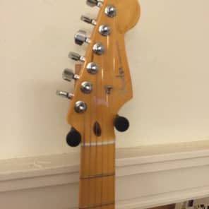 Fender 2015 American Deluxe Stratocaster ( V-Neck ) Surf Green image 6