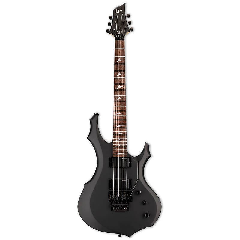 ESP LTD F-200 Black Satin F200 BLKS Electric Guitar - B-Stock image 1