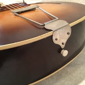Silvertone Kay N1 / N3 Hollowbody Archtop F-Hole Acoustic Guitar 1950's-1960's Tobacco Burst image 10